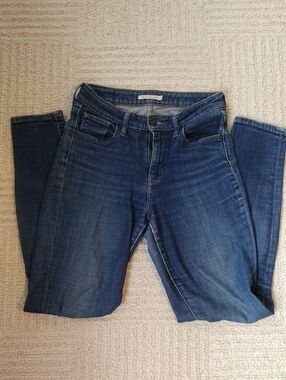 Levi's Dark Blue 721 High Rise Skinny Jeans